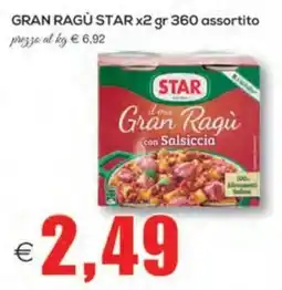 SuperOne Gran Ragù Star offerta