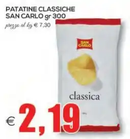 SuperOne Patatine classiche San Carlo offerta