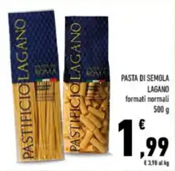 Conad Tuday Pasta di semola Lagano offerta