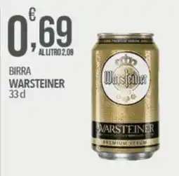 Iper Romagnolo Birra Warsteiner offerta