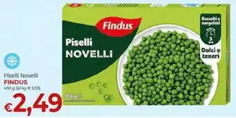 Piselli Novelli Findus