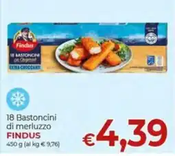 Maxi Nonna Isa 18 Bastoncini di merluzzo Findus offerta
