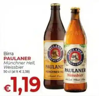 Birra Paulaner Münchner Hell, Weissbier