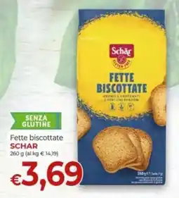 Maxi Nonna Isa Fette biscottate Schar offerta