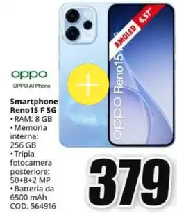MediaWorld OPPO Smartphone Reno15 F 5G offerta