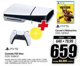 MediaWorld Console PS5 Disc offerta