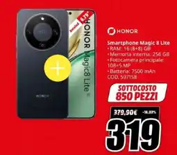 MediaWorld Honor Smartphone Magic 8 Lite offerta