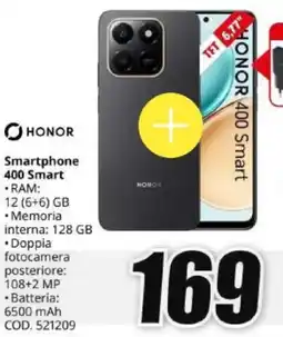 MediaWorld Honor Smartphone 400 Smart offerta