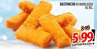 Bastoncini di merluzzo