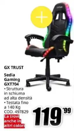 MediaWorld Sedia Gaming GX TRUST offerta
