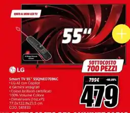 MediaWorld LG Smart TV 55" offerta
