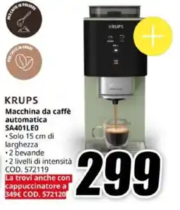 MediaWorld Krups macchina da caffè automatica offerta