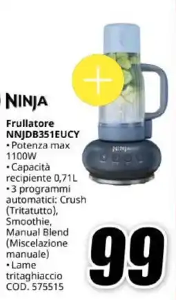 MediaWorld Frullatore Ninja offerta