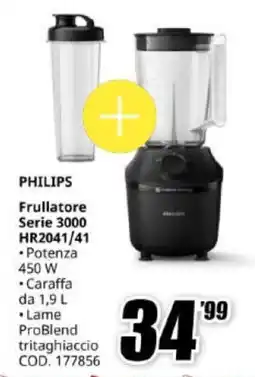 MediaWorld Philips frullatore serie 3000 offerta