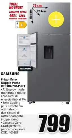 MediaWorld Samsung Frigorifero Doppia Porta offerta