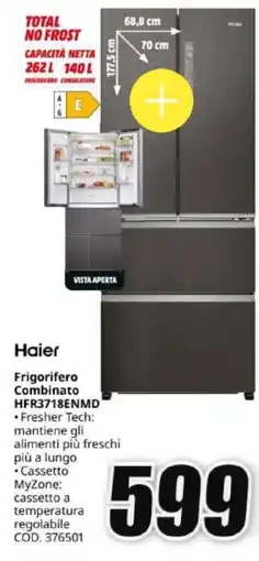 MediaWorld Frigorifero Combinato Haier offerta