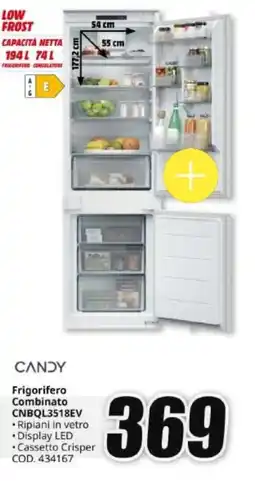 MediaWorld Candy Frigorifero Combinato offerta