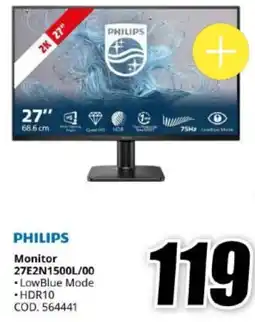 MediaWorld Philips Monitor 27E2N1500L/00 offerta