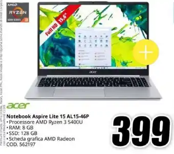 Acer Notebook Aspire Lite 15