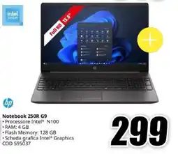 MediaWorld hp Notebook 250R G9 offerta