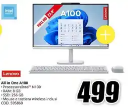MediaWorld Lenovo All in One A100 offerta