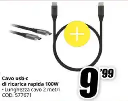 MediaWorld Cavo usb-c offerta