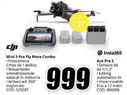 MediaWorld DJI Mini 5 Pro Fly More Combo offerta