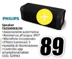 MediaWorld Philips Speaker offerta