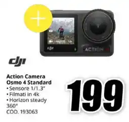 MediaWorld Dji Action Camera Osmo 4 Standard offerta