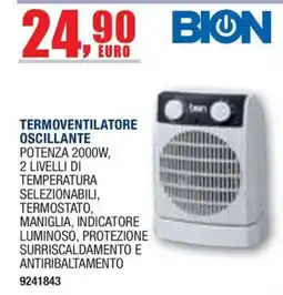 Bricofer Termostato Bion offerta
