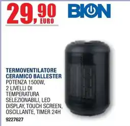 Bricofer Termoventilatore ceramico Bion offerta