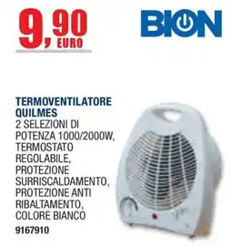 Bricofer Termoventilatore Quilmes Bion offerta