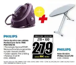 MediaWorld Ferro da stiro Philips PerfectCare Serie 7000 offerta