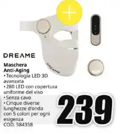 MediaWorld Maschera Anti-Aging DREAME offerta