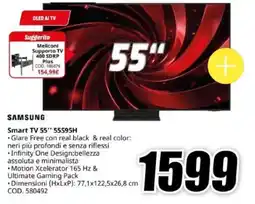 MediaWorld Samsung Smart TV 55' 55S95H offerta