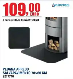 Bricofer Pedana arredo salvapavimento Europrofil offerta