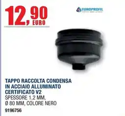 Bricofer Tappo raccolta condensa in acciaio alluminato certificato V2 offerta