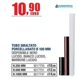 Bricofer Tubo smaltato porcellanato Europrofil offerta
