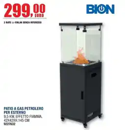 Bricofer Patio a gas petrolero per esterno Bion offerta