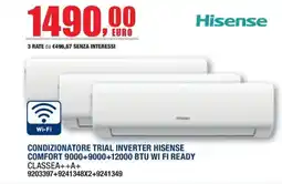 Bricofer Condizionatore trial inverter Hisense offerta