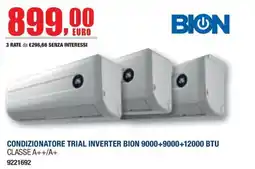 Bricofer Condizionatore trial inverter Bion offerta