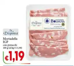 D'Italy Mortadella IGP con pistacchi offerta