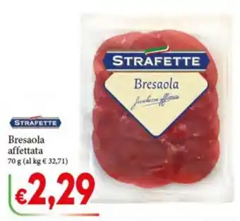 Strafette Bresaola affettata