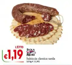 D'Italy Isola dei Mori Salsiccia classica sarda offerta