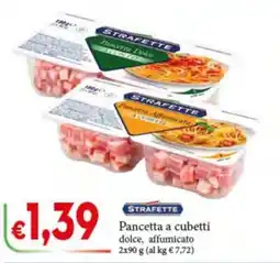 D'Italy Strafette Pancetta a cubetti dolce, affumicato offerta