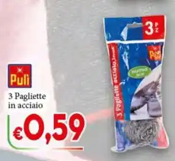 D'Italy Puli Pagliette in acciaio offerta