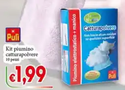 D'Italy Piumino elettrostatico + manico offerta