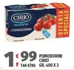 Vivo Supermercati Pomodorini Cirio offerta