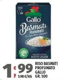 Vivo Supermercati Riso basmati profumato Gallo offerta