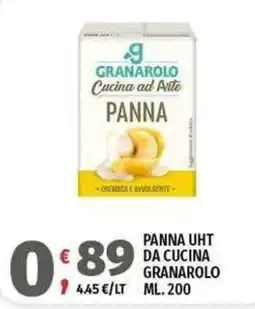 Vivo Supermercati Panna UHT da cucina Granarolo offerta